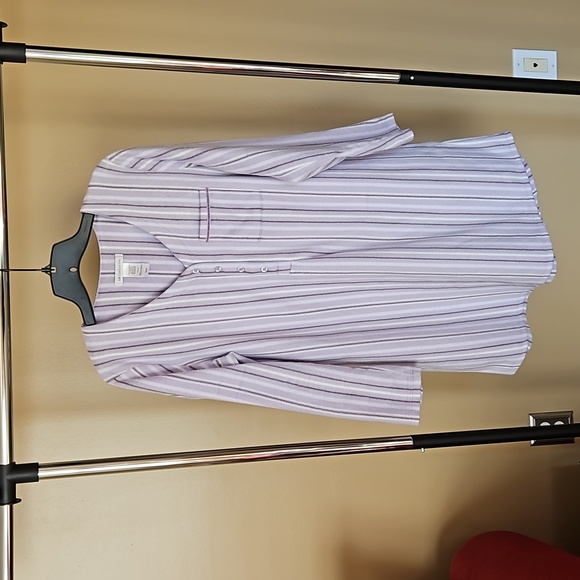 Liz Claiborne Fleece Sleepshirt - Picture 4 of 6